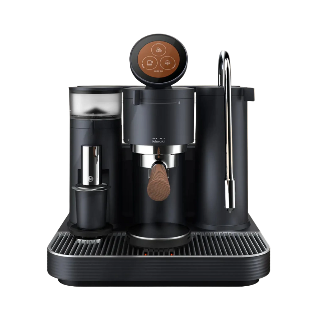 Meraki, machine à espresso double chaudière avec moulin intégré – vue 1