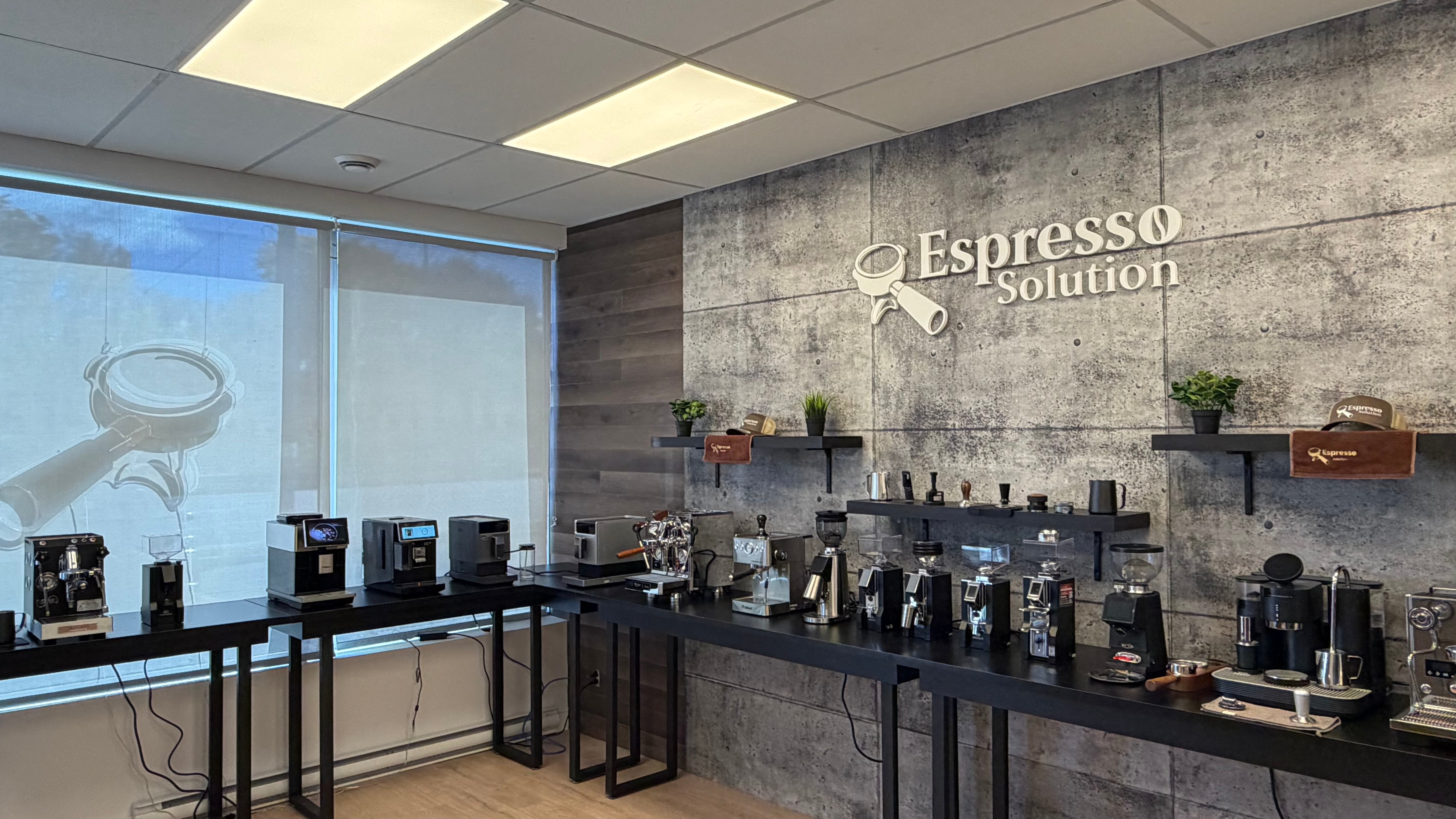 Le showroom Espresso Solution à Mercier