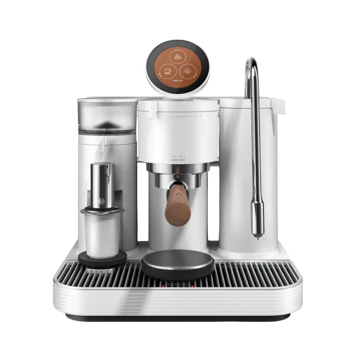 Meraki, machine à espresso double chaudière avec moulin intégré – vue 2