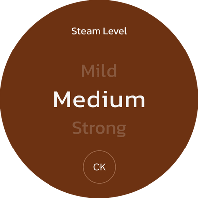 Steam power level