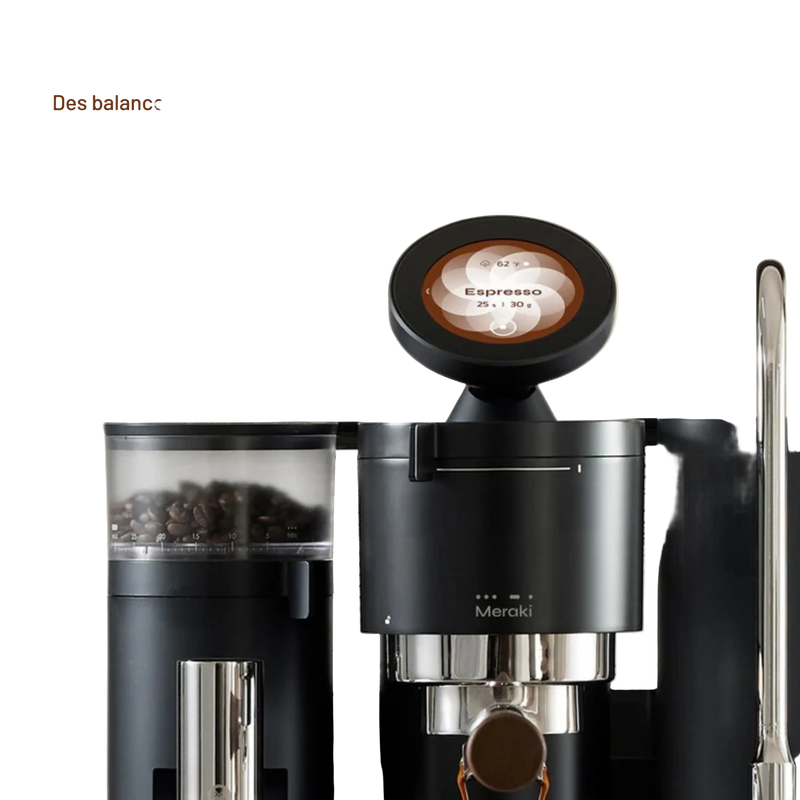 Meraki, machine à espresso double chaudière avec moulin intégré – vue 8