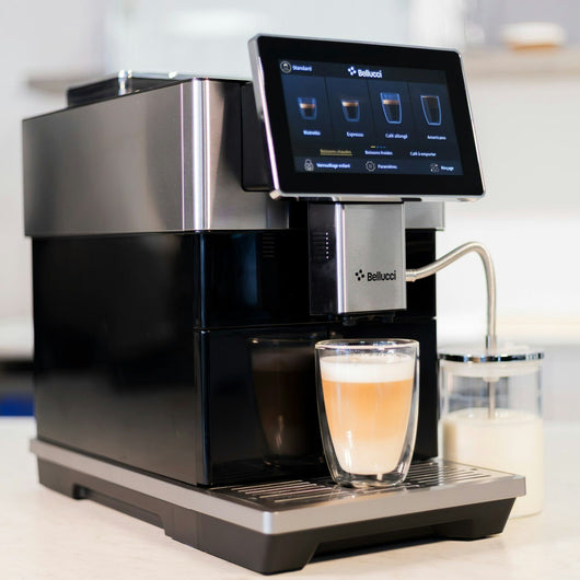 Bellucci Bistro Casa, machine à espresso automatique blanche – vue 3