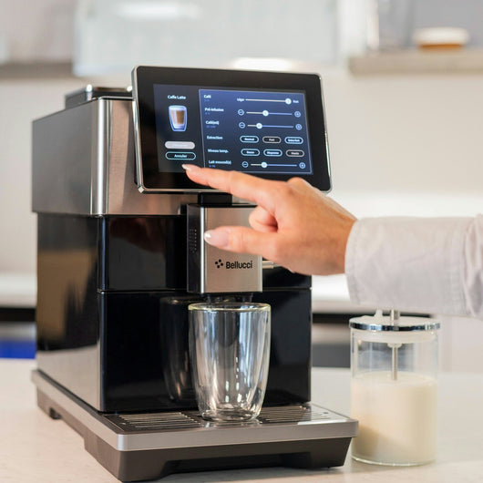 Bellucci Bistro Casa, machine à espresso automatique blanche – vue 5