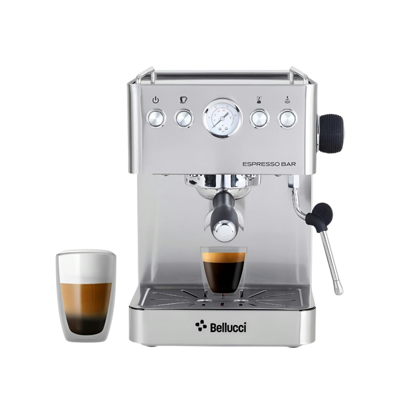 Bellucci Espresso Bar – Machine à espresso manuelle inox 58 mm