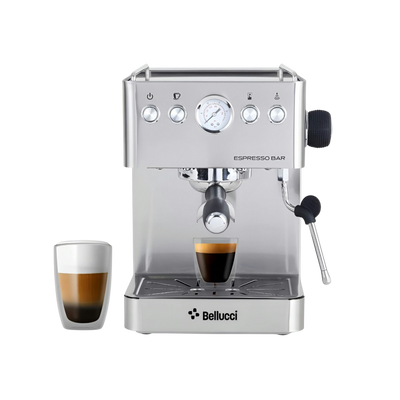 Bellucci Espresso Bar – Machine à espresso manuelle inox 58 mm
